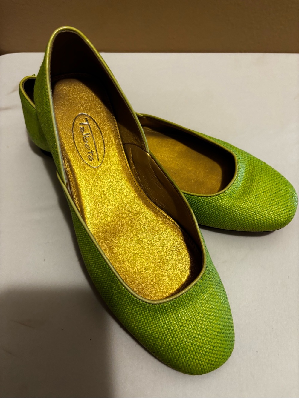 Talbots Lime Green Women's Ballet Flats